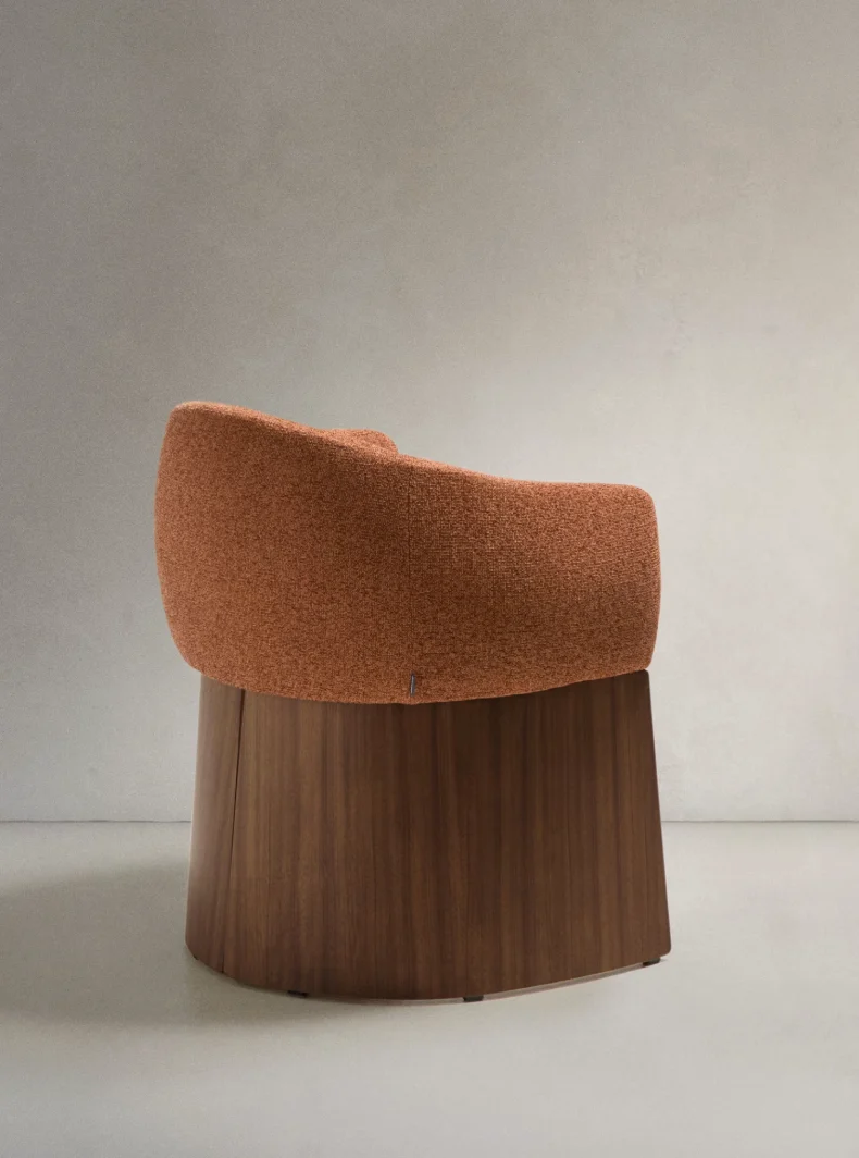 Bosca Terracotta Chenille & Walnut