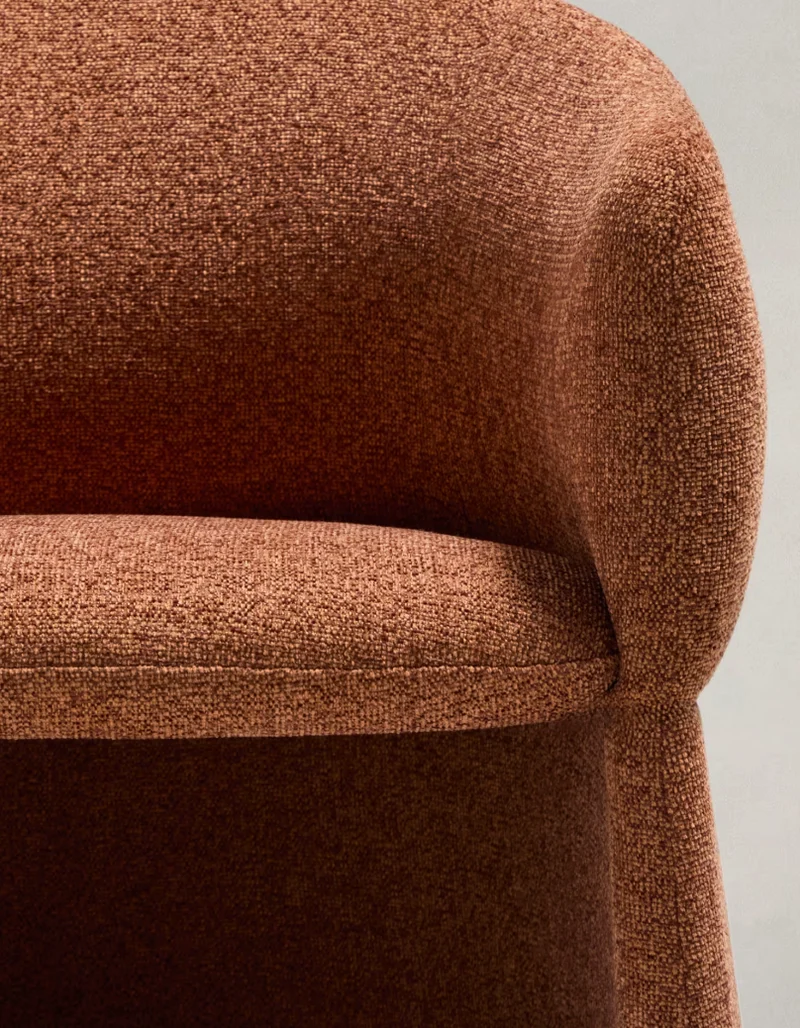 Bosca Chair Terracotta Chenille