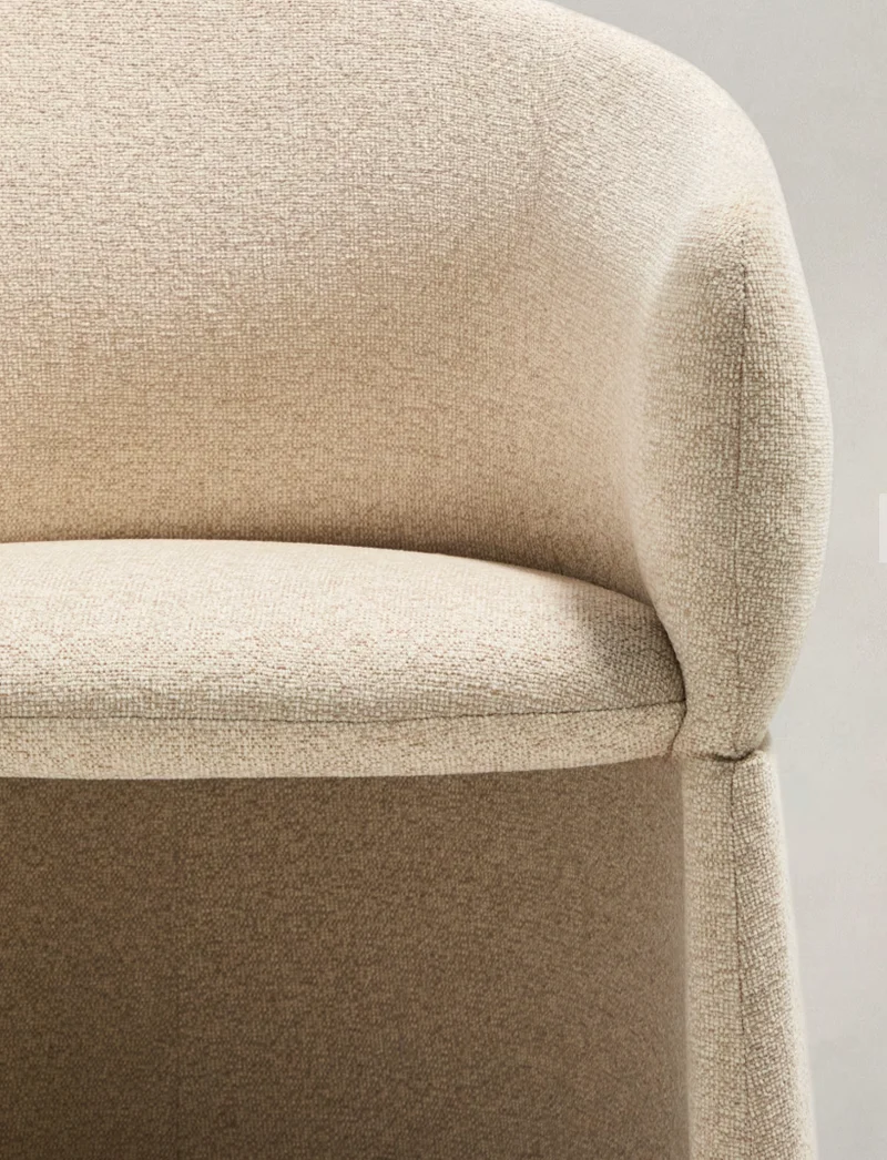 Bosca Chair Beige Chenille
