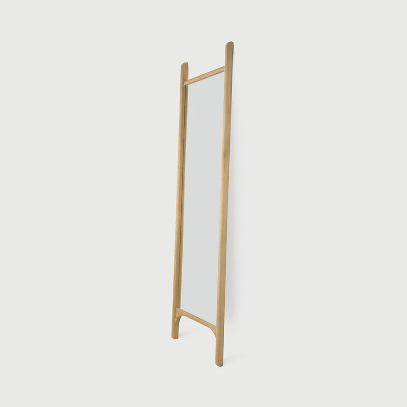 PI Floor Mirror Oak