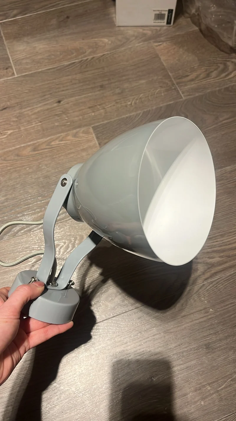 Byron Enamel Wall Light - Grey