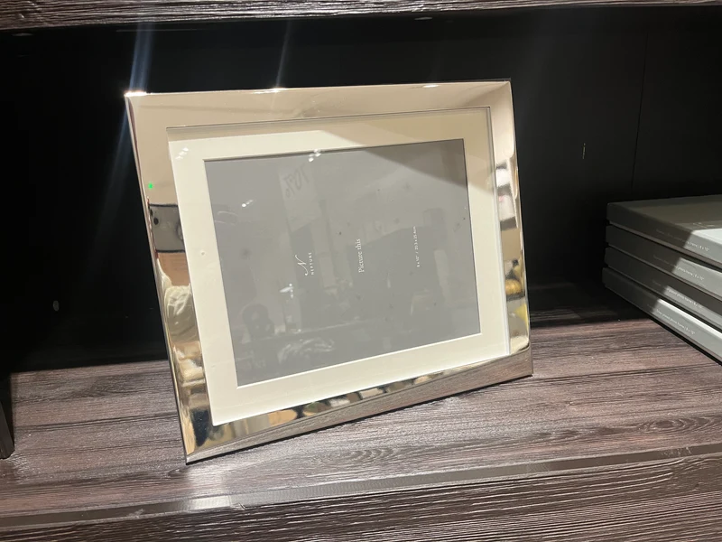 Newton Silver Plated Photo Frame 8 x 10