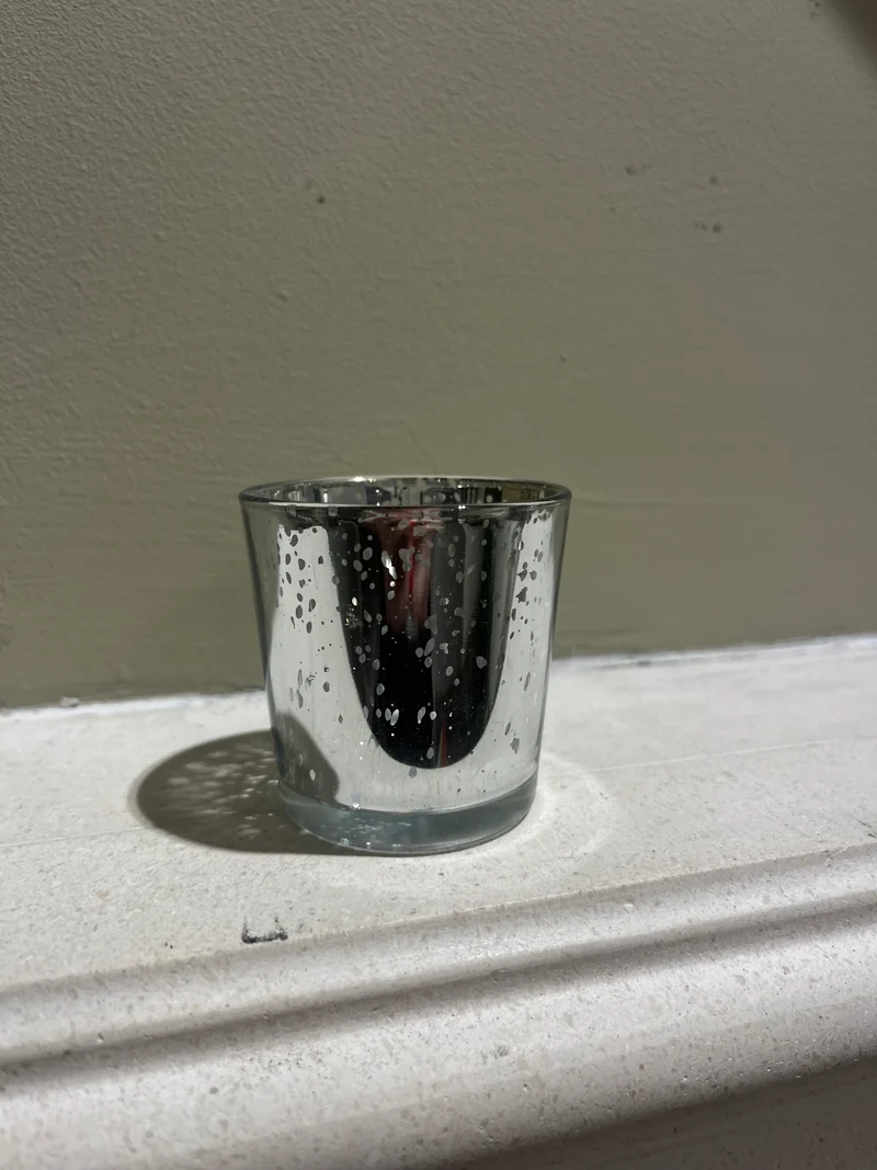 Silver Tealight Holder