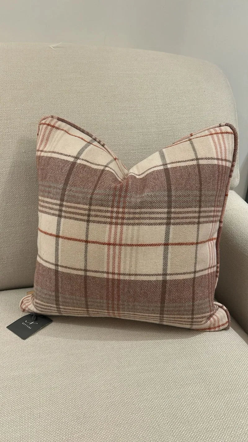 Florence Scatter Cushion Cover - Rust