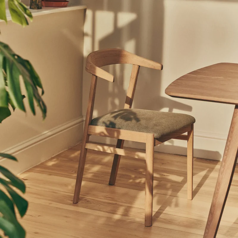Borough Dining Chair, Signature Linen Moss
