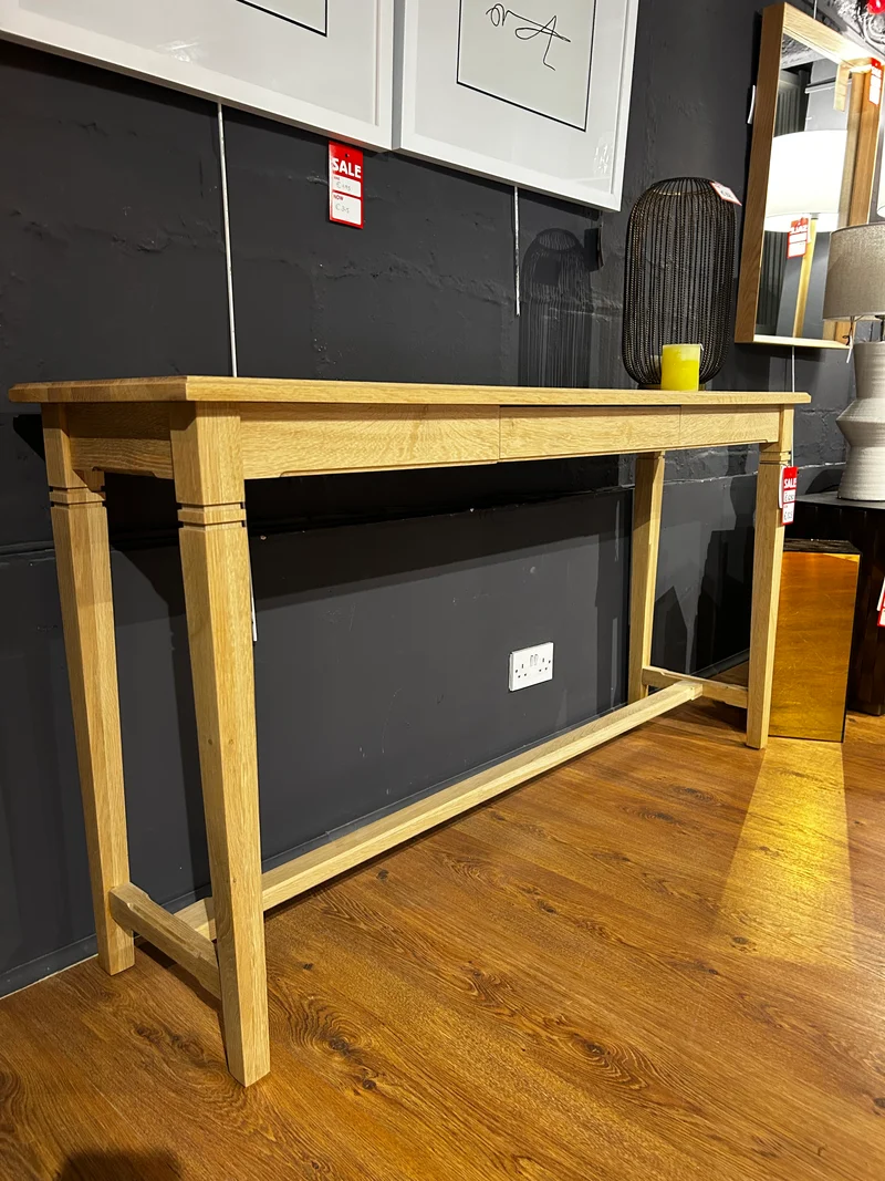 Oak Console Table