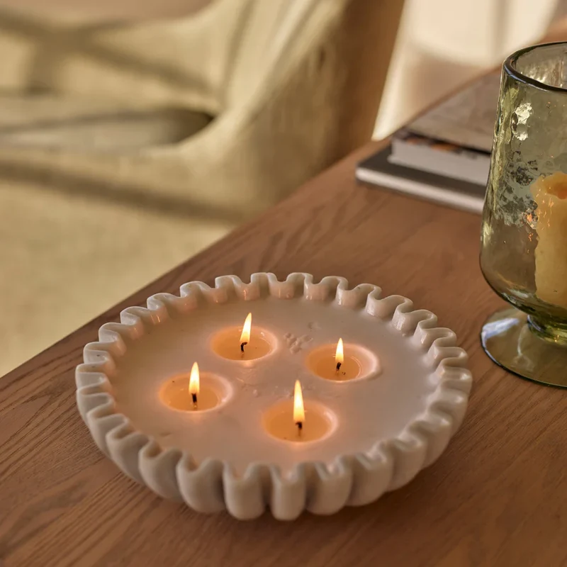 Malpas Marble Four Wick Candle