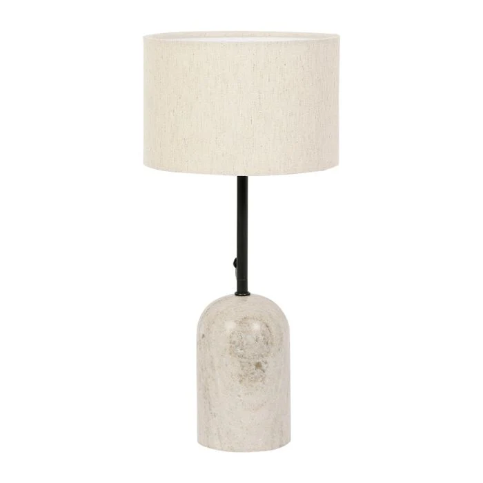 Beige Marble Table Lamp