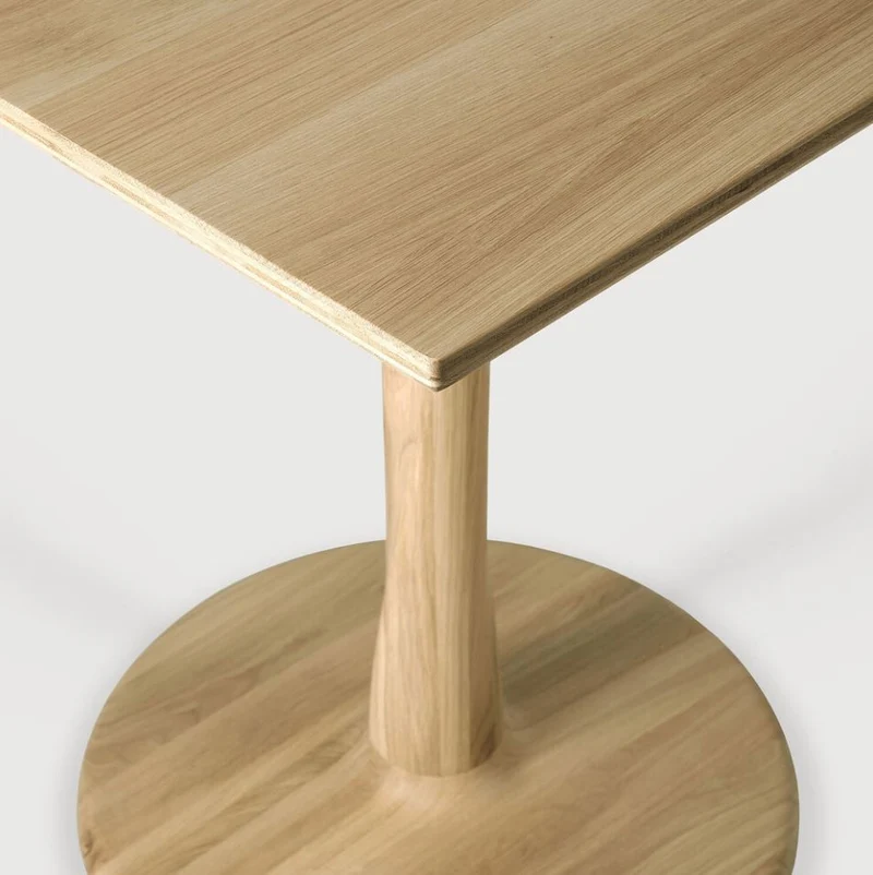 Torsion Square Dining Table - Oak