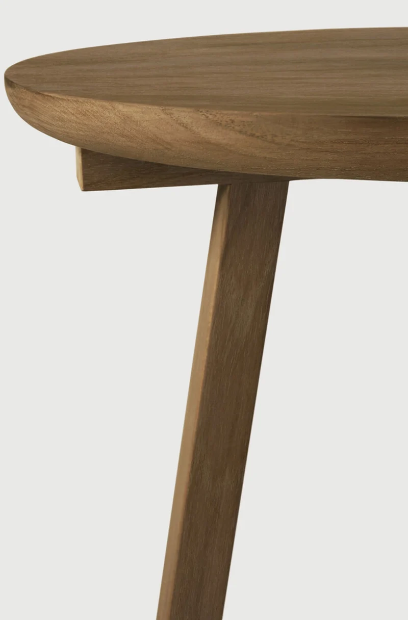 Teak Tripod Side Table