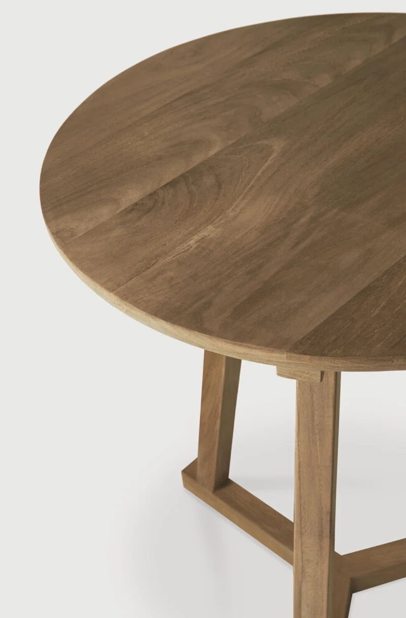 Teak Tripod Side Table