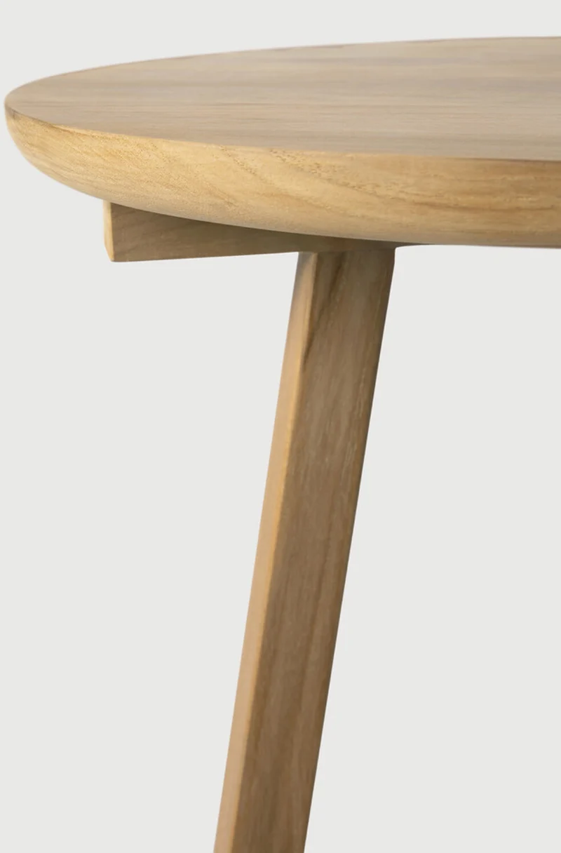Oak Tripod Side Table