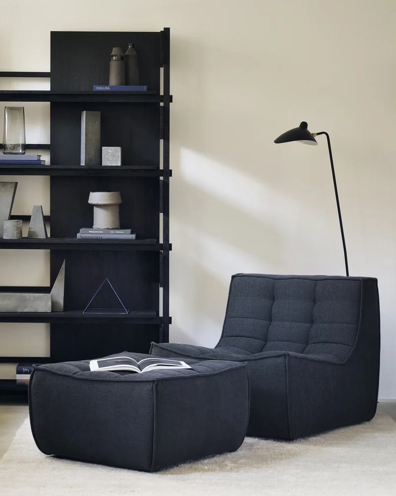 N701 Footstool - Graphite