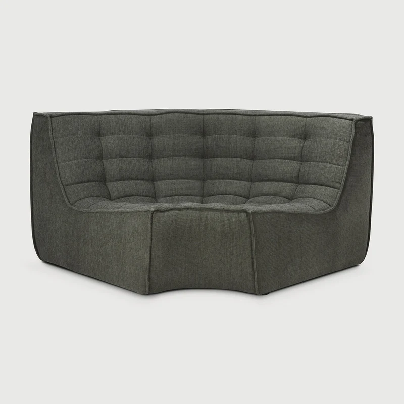 N701 Sofa Round Corner - Moss