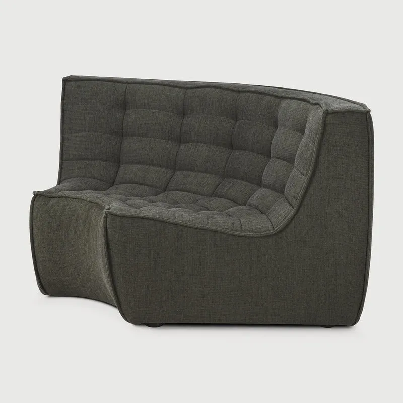 N701 Sofa Round Corner - Moss