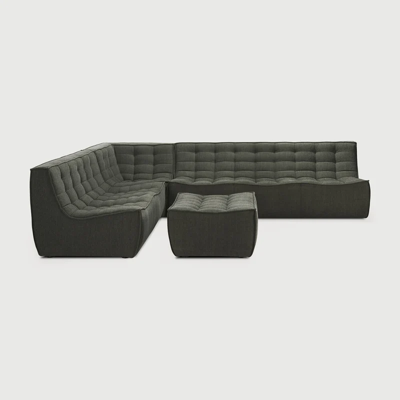 N701 Footstool - Moss