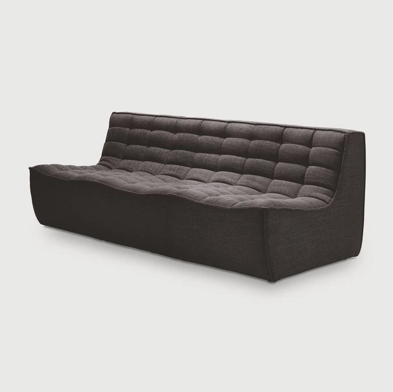 N701 Sofa 3 Seater - Dark Grey
