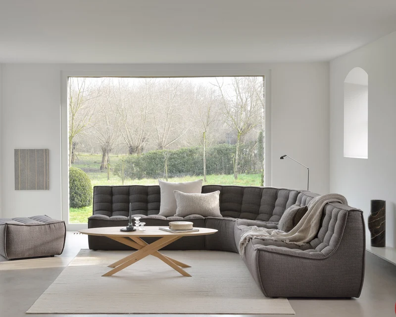 N701 Sofa 2 Seater - Dark Grey