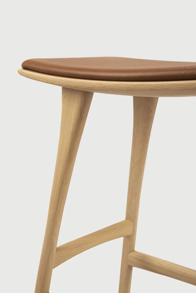 Osso Counter Stool - Cognac Leather