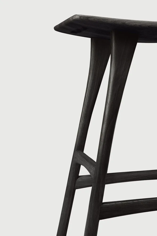Osso Counter Stool - Oak Black