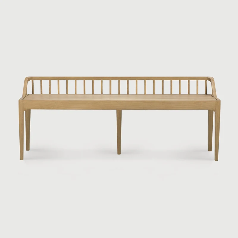 Spindle Bench - Oak