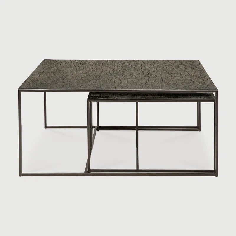 Pentagon Nesting Coffee Table Set
