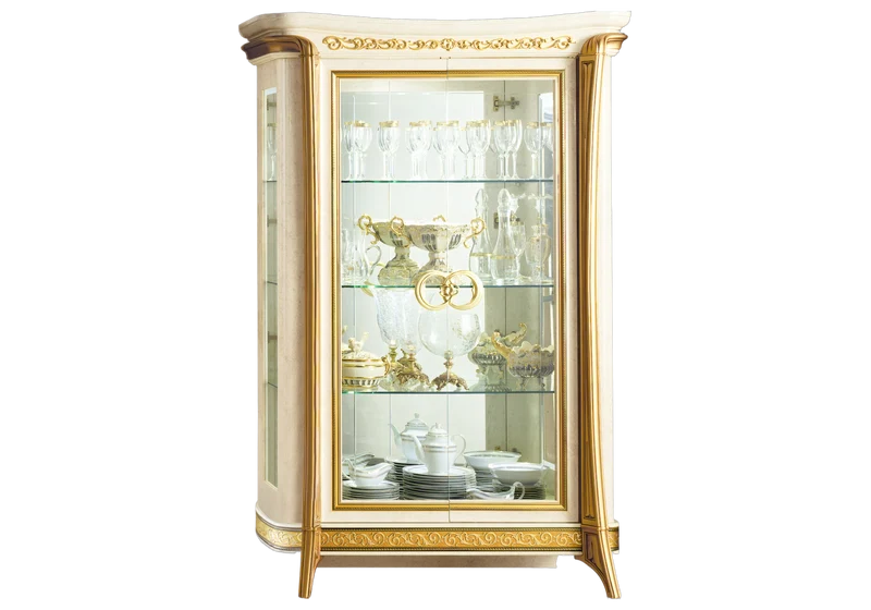 Salle à manger complète buffet 2 portes et vitrines - Melodia