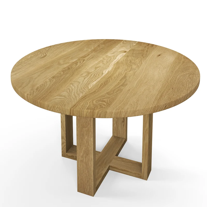 La Table Ronde en Bois Massif