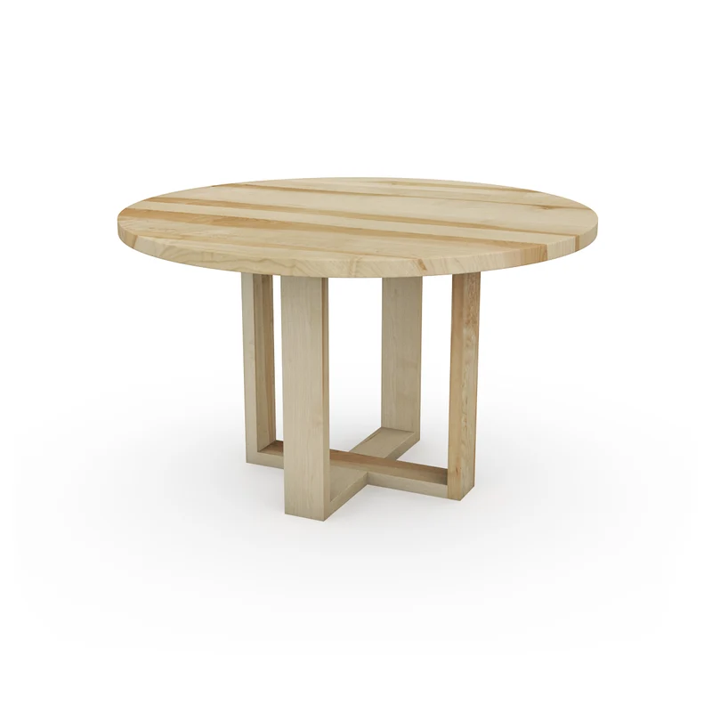 La Table Ronde en Bois Massif