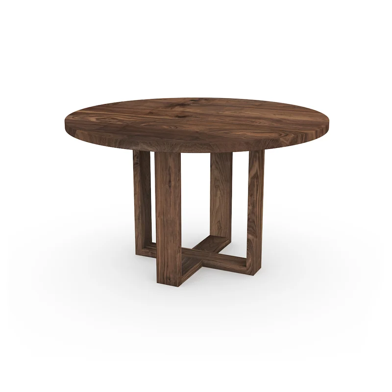 La Table Ronde en Bois Massif