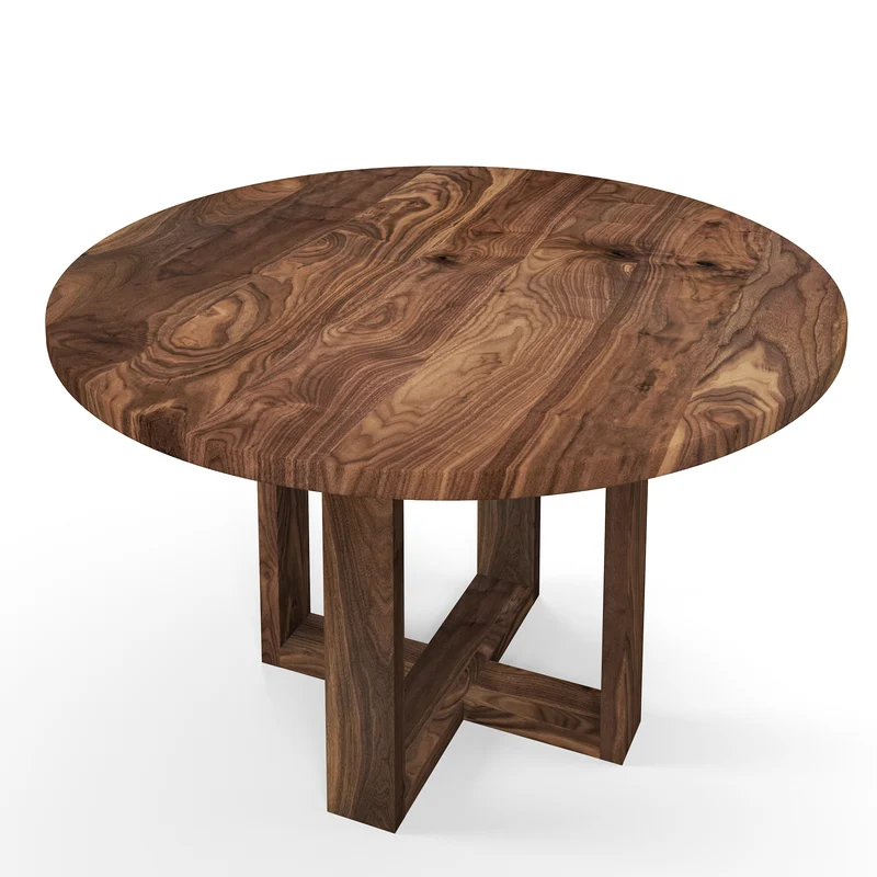 La Table Ronde en Bois Massif