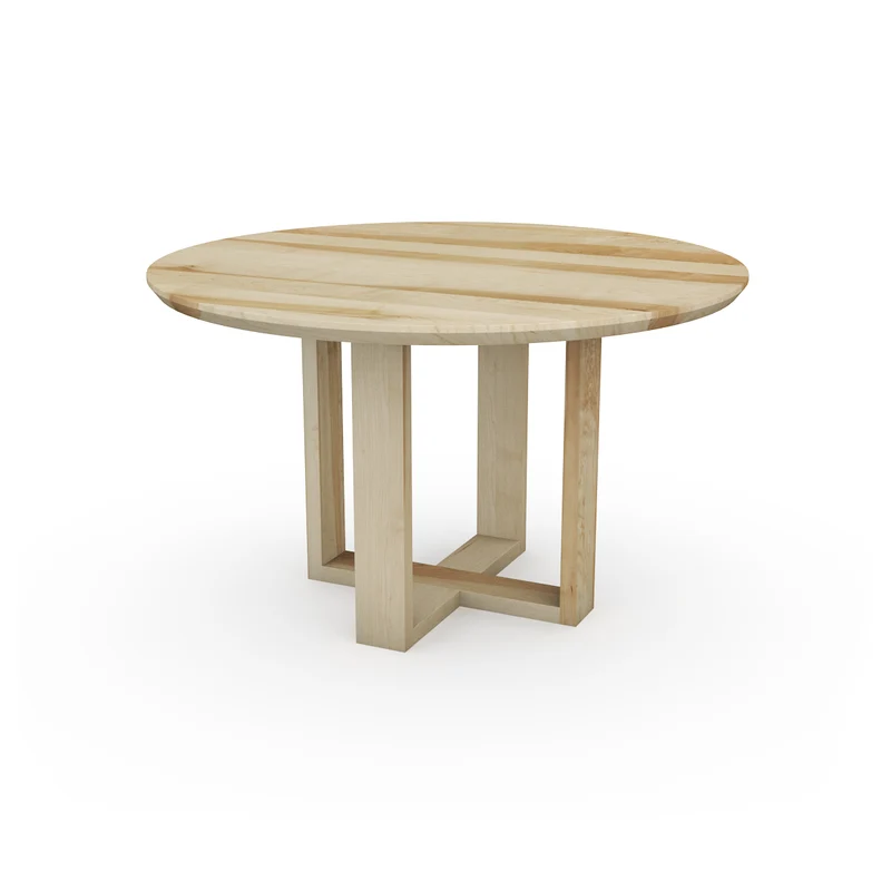 La Table Ronde en Bois Massif