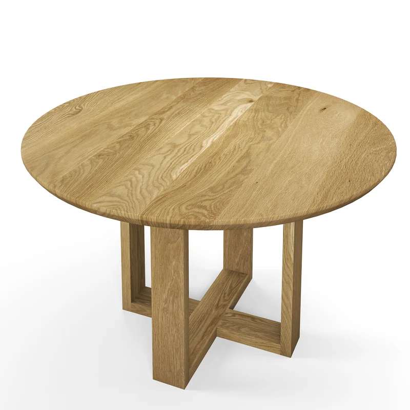 La Table Ronde en Bois Massif