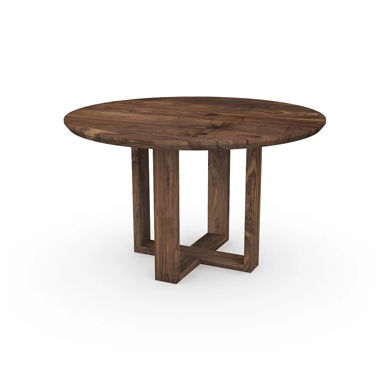 La Table Ronde en Bois Massif
