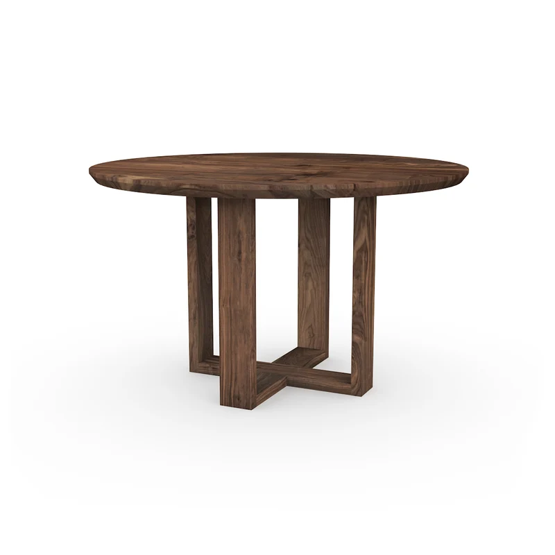 La Table Ronde en Bois Massif