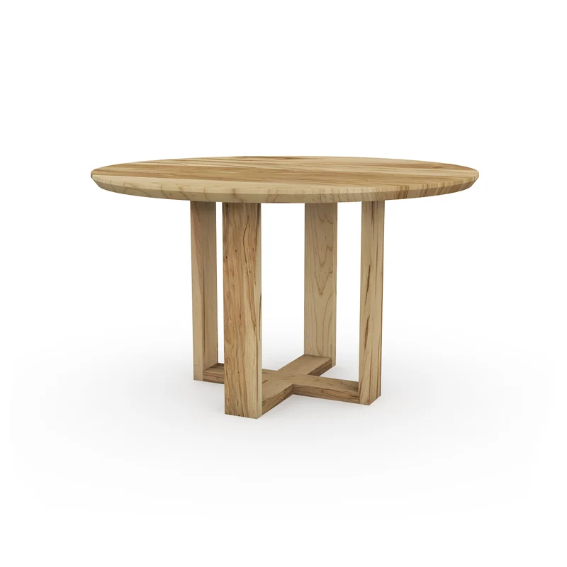 La Table Ronde en Bois Massif