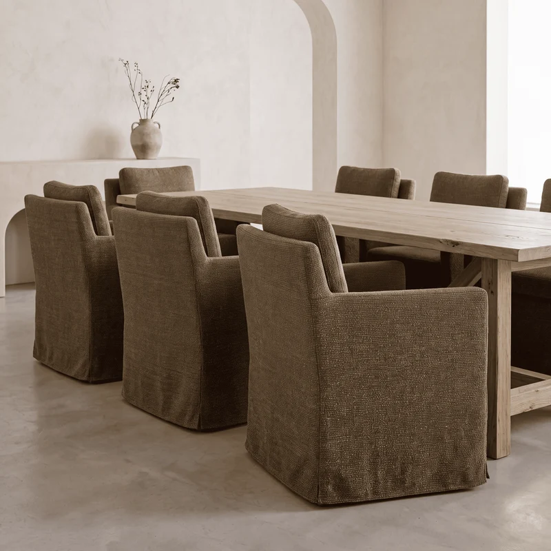 Fauteuil Carmel Lin Kaki