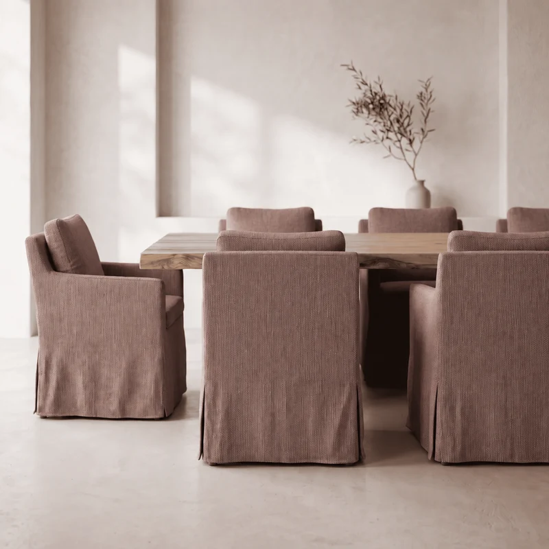 Fauteuil Carmel Lin Chocolat