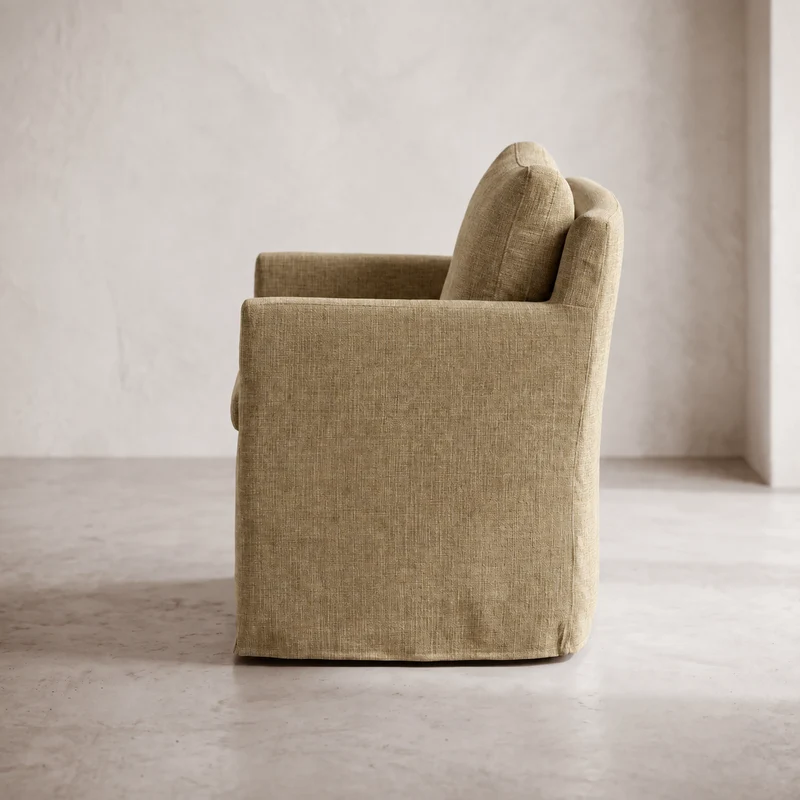 Fauteuil CARMEL Lin Beige