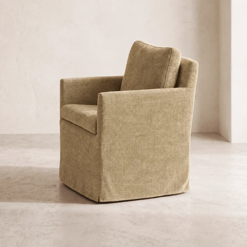 Fauteuil CARMEL Lin Beige