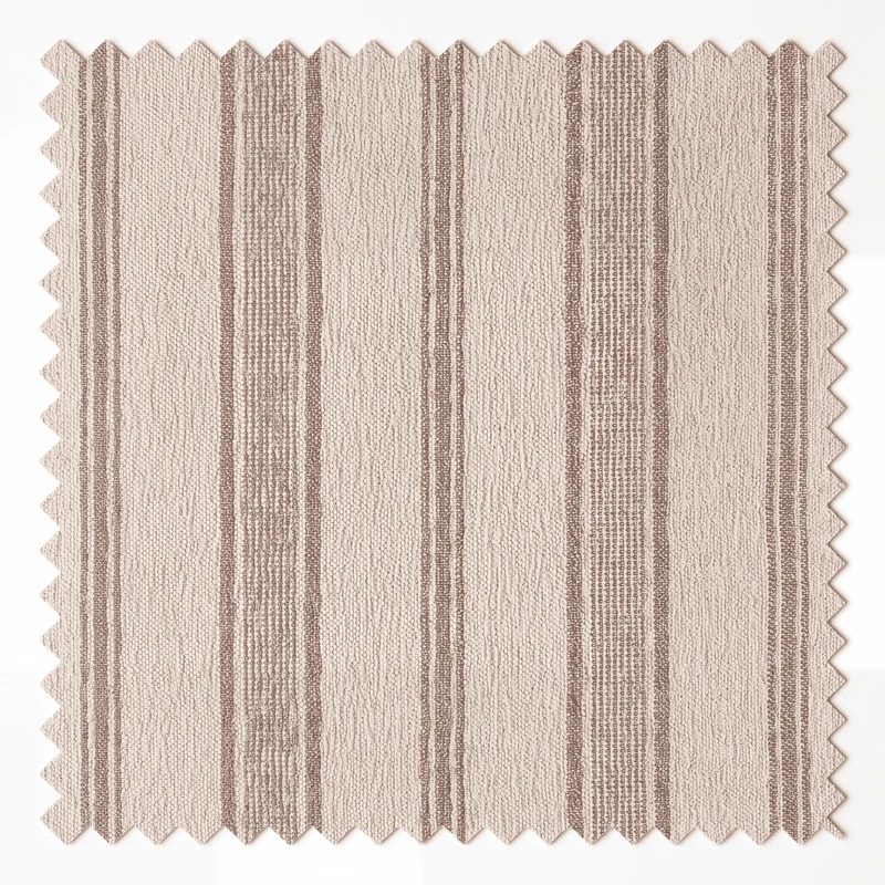 Canape Roma Beige et surcoussins rayures 257cm