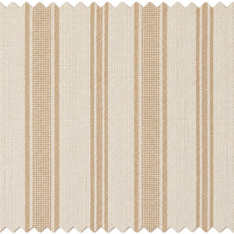 Canapé Roma Beige et surcoussins rayures 357cm