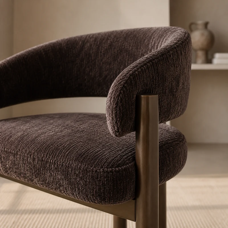 Chaise Ninon Marron