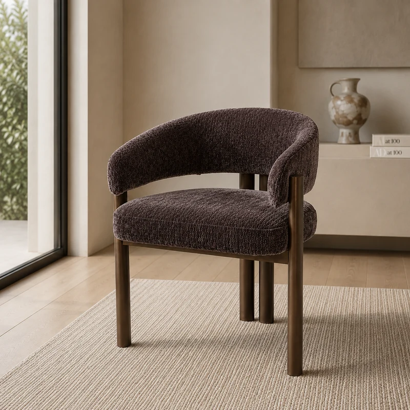Chaise Ninon Marron