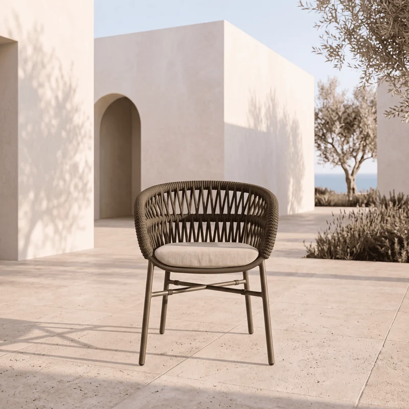 Chaise Mattea Verte foncé