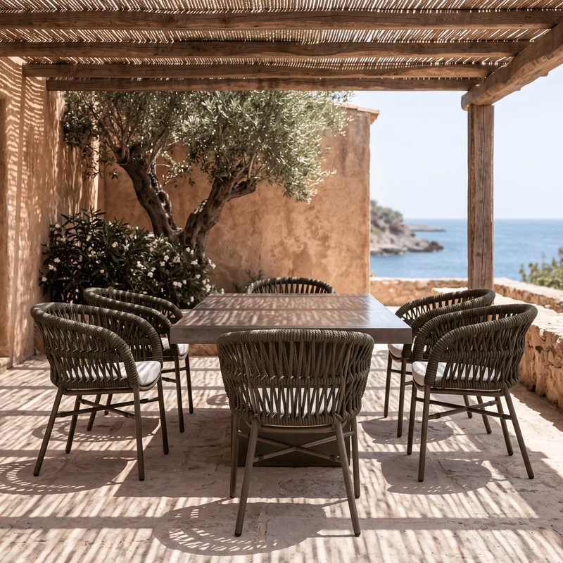 Chaise Mattea Verte foncé