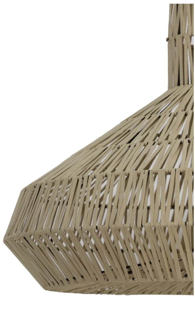 Suspension Mina cuir naturel
