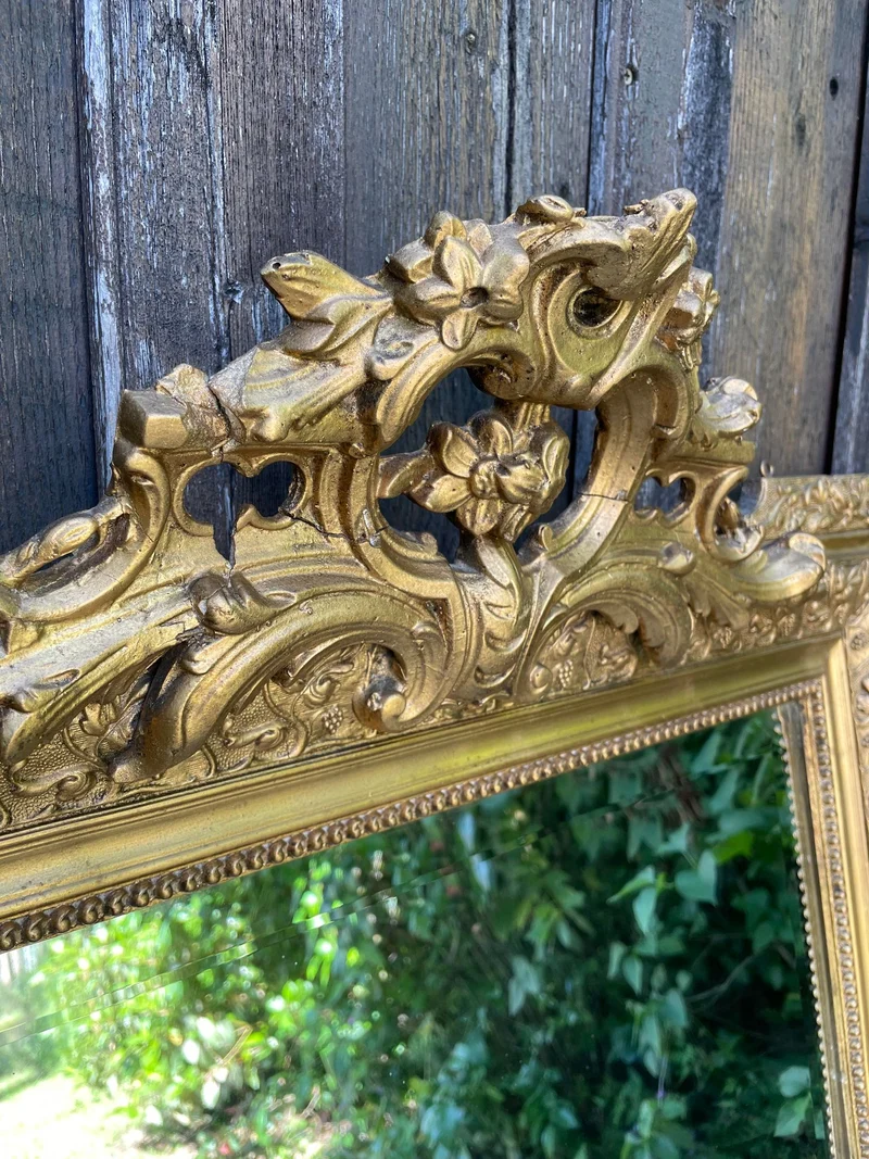Grand miroir style Louis XVI