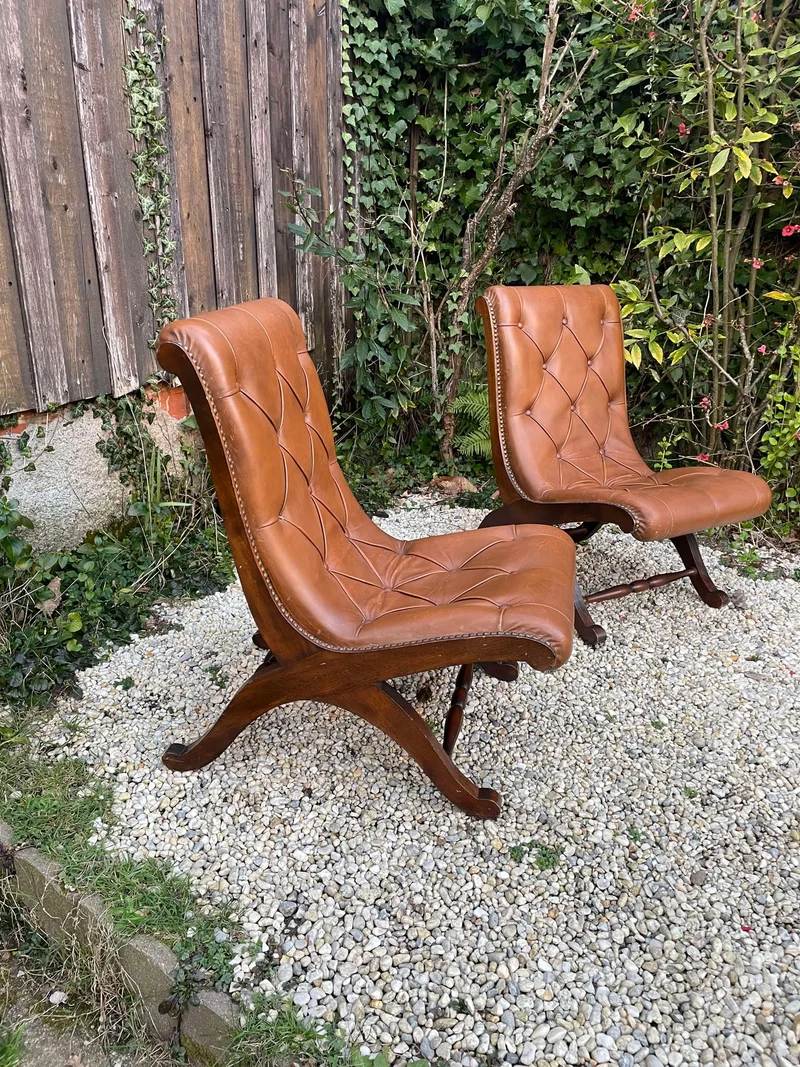 Fauteuils chesterfields