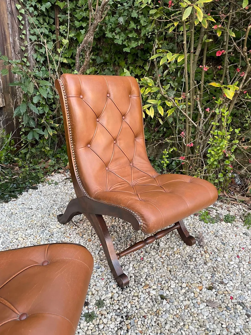 Fauteuils chesterfields